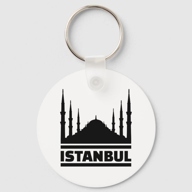 Porte-clés Mosquée d'Istanbul (Recto)
