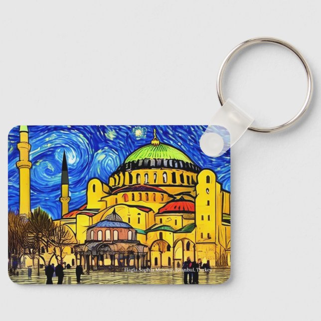 Porte-clés Mosquée Sainte-Sophie, Istanbul sur une bague (Recto)