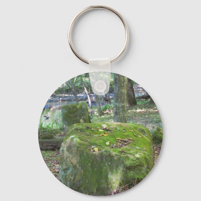 Porte-clés Mossy Rocks sur Bank (Recto)