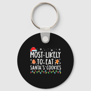 Porte-clés Most Likely To Eat Santas