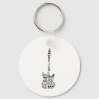mot guitare remplir image de musique noire