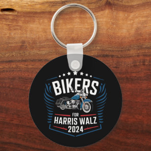 Porte-clés Motards pour Harris Walz 2024 Harris Waltz 2024