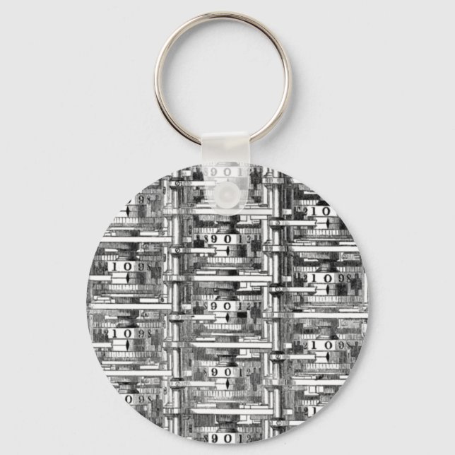 Porte-clés Moteur de différenciation Babbage (Recto)