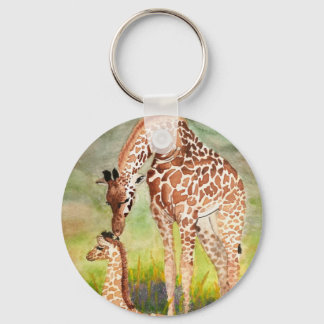 Porte-clés Mother and Baby Giraffes