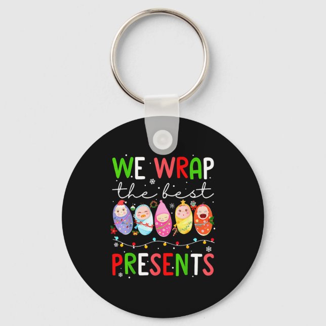 Porte-clés Mother Baby Unit Christmas Labor And Delivery Nurs (Recto)