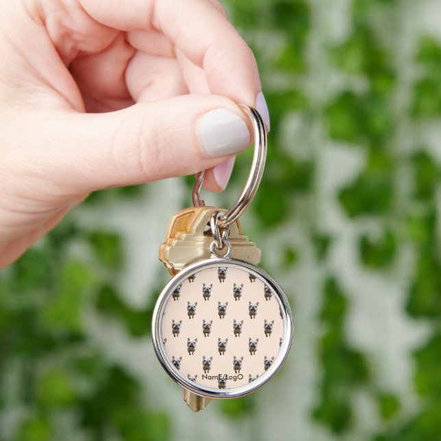 Porte-clés motif_1_bulldog_1 (main)