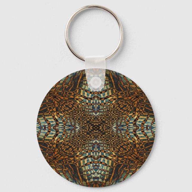 Porte-clés Motif à fourrure de tigre de Kaleidoscope (Recto)