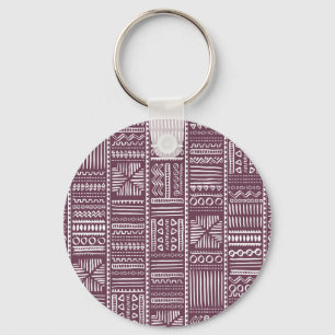 Porte-clés Motif à main ethnique : style vintage