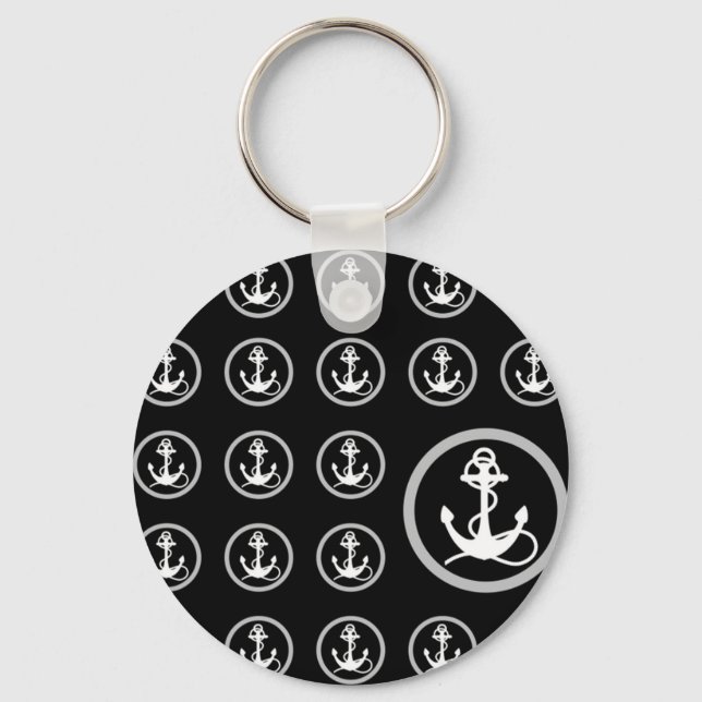 Porte-clés Motif Ancre (Recto)