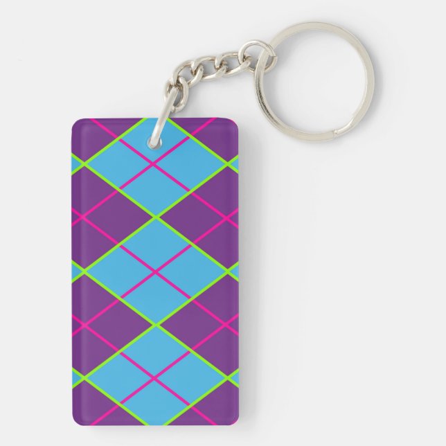 Porte-clés Motif Argyle Classique (Dos)