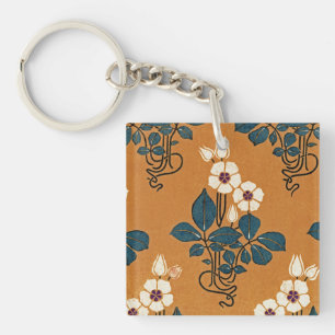 Porte-clés motif Art Nouveau #7