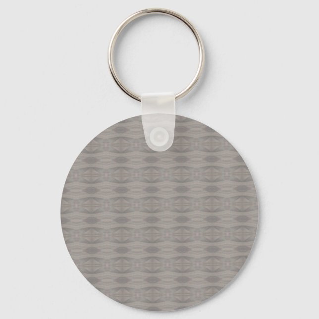 Porte-clés Motif Aztec Gris (Recto)