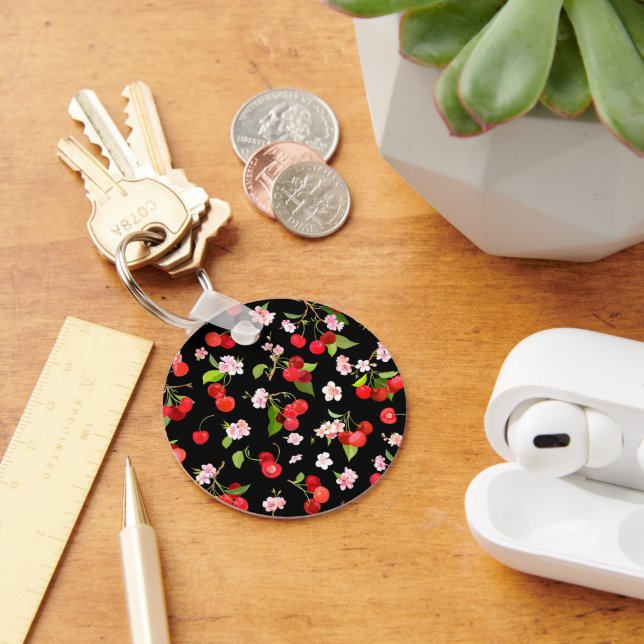 Porte-clés Motif cerise 2 (Bureau)