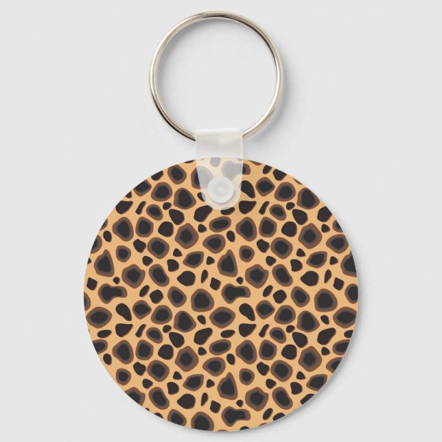 Porte-clés Motif Cheetah (Recto)