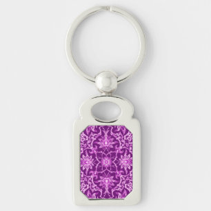 Porte-clés Motif chinois Art Nouveau - Amethyst violet