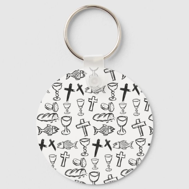 Porte-clés Motif chrétien (Recto)