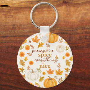 Porte-clés Motif Citrouille mignon   Thanksgiving