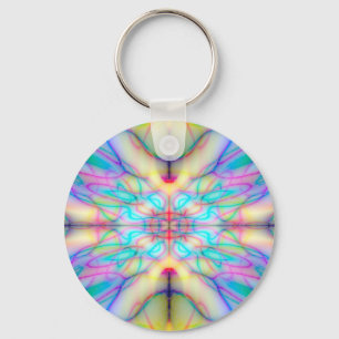 Porte-clés motif coloré