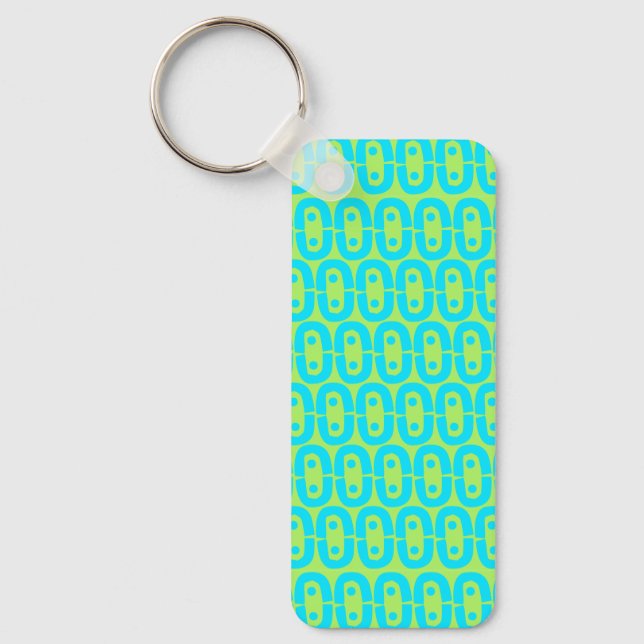 Porte-clés motif coloré moderne (Recto)