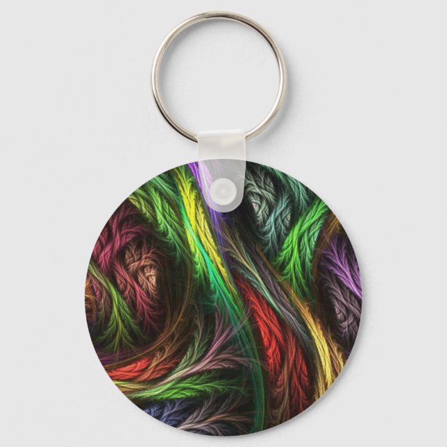 Porte-clés Motif couleur laine-effet (Recto)
