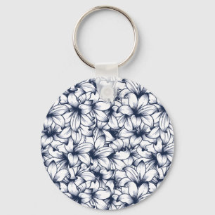 Porte-clés Motif croisé Lily Flower Enk