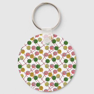 Porte-clés Motif de bonbons   motif Lollies   lollipop 24