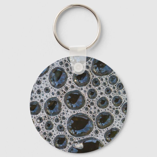Porte-clés Motif de bulle abstrait (Recto)