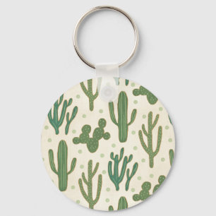 Porte-clés Motif de cactus de désert d'étape   de Geo de