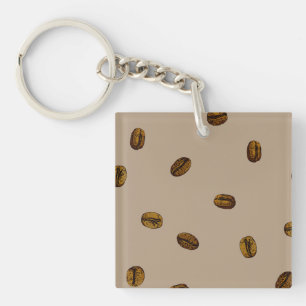 Porte-clés Motif de café