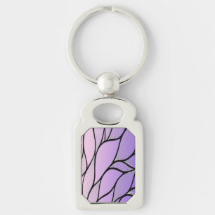 Porte-clés Motif de congé créatif Pearlescent violet
