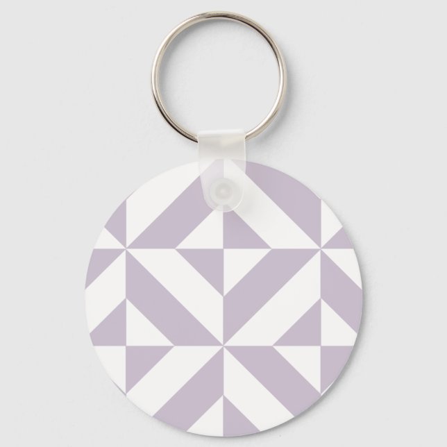 Porte-clés Motif de cube de pale Cool géométrique (Recto)