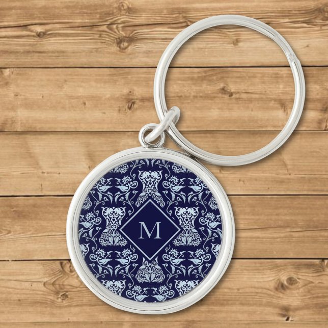 Porte-clés Motif de Damas de Corse Florale (Créateur téléchargé)