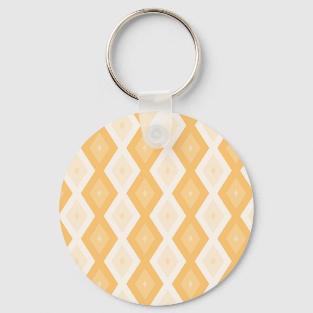 Porte-clés Motif de diamant jaune (Recto)