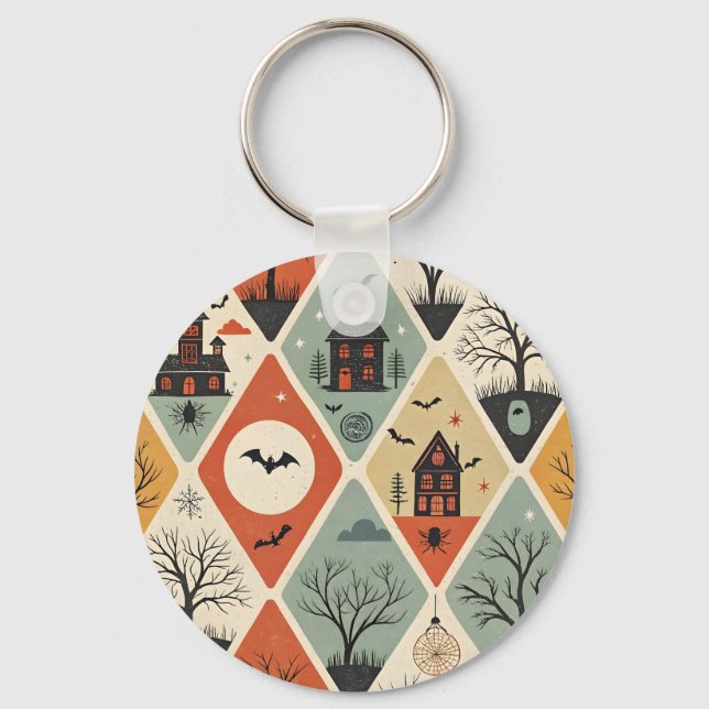 Porte-clés Motif de fantôme sombre (Recto)