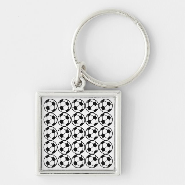 Porte-clés Motif de football (Devant)