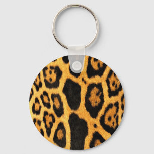 Porte-clés Motif de fourrure de léopard