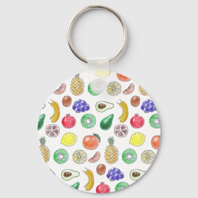 Porte-clés Motif de fruits (Recto)