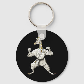 Porte-clés Motif de girafe karaté Taekwondo Jiu-Jitsu Mma