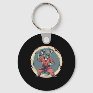 Porte-clés Motif de koala de karaté Taekwondo Jiu-jitsu Mma K