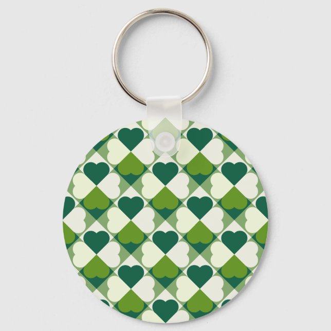Porte-clés Motif de la Saint-Patrick (Recto)