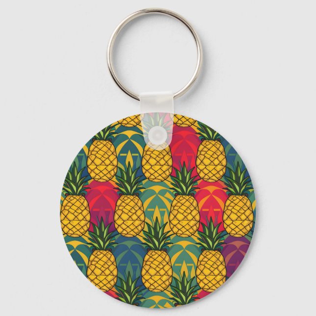 Porte-clés Motif de l'ananas  (Recto)