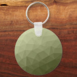 Porte-clés Motif de maillage géométrique dégradé vert clair d<br><div class="desc">Militaire dégradé géométrique maillage motif triangles ombre. Triangle maillage géométrique avec dégradé vert foncé clair. militaire, armée, motif, ombre, maillage, triangles, géométrie, dégradé, cool, triangle, vert</div>