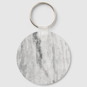 Porte-clés Motif de marbre blanc et gris de texture