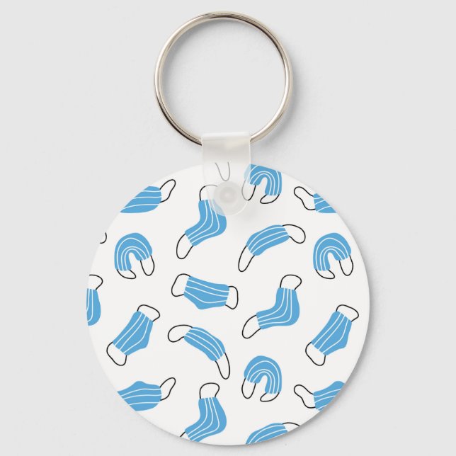 Porte-clés motif de masque Médicale (Recto)