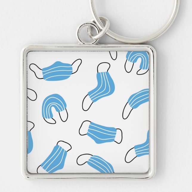 Porte-clés motif de masque Médicale (Devant)