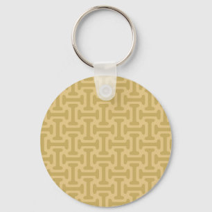Porte-clés Motif de papier des années 60
