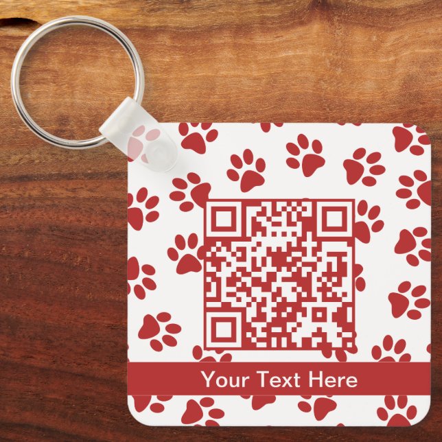 Porte-clés Motif De Pâtes, Patrouilles De Chien, Paws De Chat (Recto)