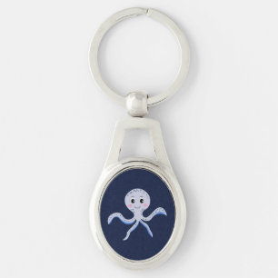 Porte-clés Motif de Pieuvre Mignonne
