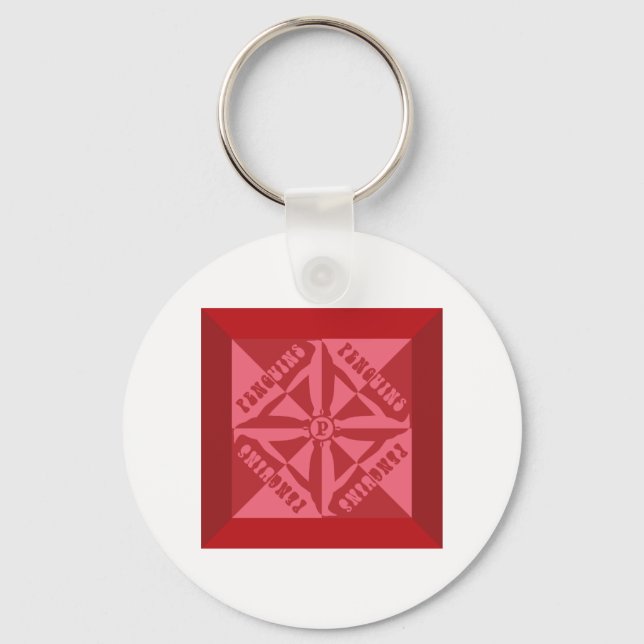 Porte-clés Motif de pingouin (Recto)