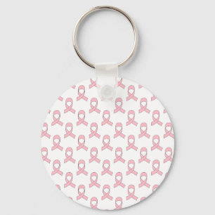 Porte-clés Motif de ruban rose